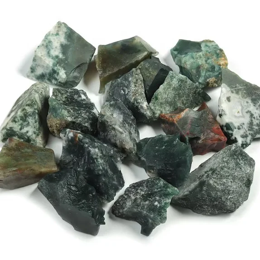 Rough Moss Agate Crystal