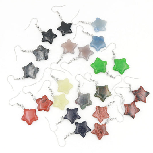 Crystal Star Earrings